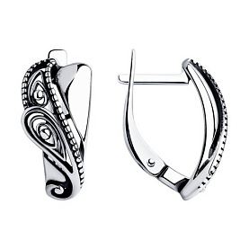 Серьги Diamant - Серебро 925 (арт. 95-120-01206-1)