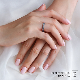Кольцо Platinum Lab. - Платина 950 (арт. ПК-031-02-М1)