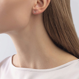 Серьга SOKOLOV - Золото 375, Фианит (арт. 170023-4)