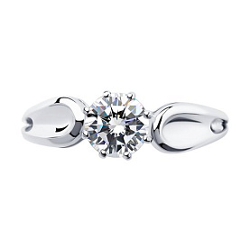 Кольцо SOKOLOV - Серебро 925, Фианит (арт. 94012115)