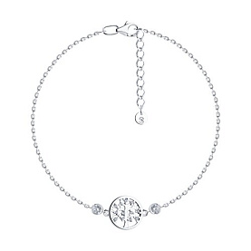 Браслет SOKOLOV - Серебро 925, Фианит (арт. 94051261)