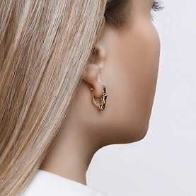 Серьги SOKOLOV - Серебро 925, Раухтопаз (арт. 92021805)