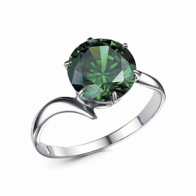 Кольцо Красная пресня - Серебро 925, Фианит (арт. 23811302Д7)