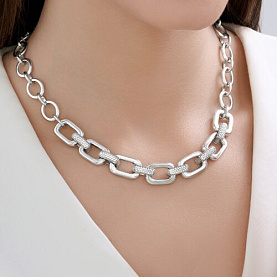 Колье SOKOLOV - Серебро 925, Фианит (арт. 94071267)