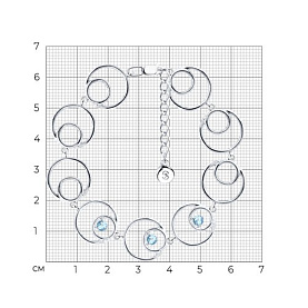 Браслет SOKOLOV - Серебро 925, Топаз (арт. 92050128)