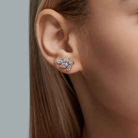 Серьги SOKOLOV - Серебро 925, Фианит (арт. 94026216)