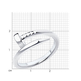 Кольцо Diamant - Серебро 925 (арт. 94-110-01831-1)