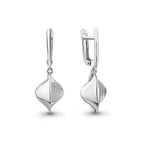 Серьги Аквамарин - Серебро 925 (арт. 35393.5)