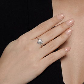 Кольцо SOKOLOV - Серебро 925, Фианит (арт. 94014053)