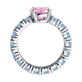 Кольцо SOKOLOV - Серебро 925, Фианит (арт. 94014291)