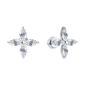 Серьги SOKOLOV - Серебро 925, Фианит (арт. 94024819)