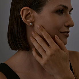 Серьги SOKOLOV - Серебро 925, Фианит (арт. 94024742)