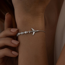 Браслет SOKOLOV - Серебро 925, Фианит (арт. 94050964)