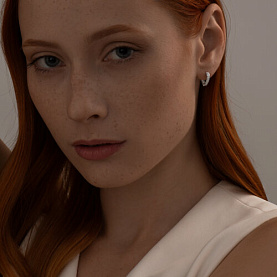 Серьги SOKOLOV - Серебро 925, Фианит (арт. 94024424)