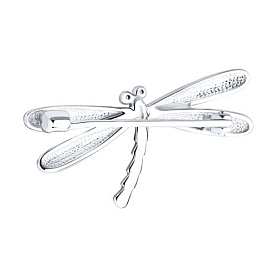 Брошь SOKOLOV - Серебро 925, Фианит (арт. 94040049)