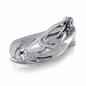 Брошь Красная пресня - Серебро 925, Эмаль (арт. 13016548Д)