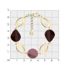 Браслет SOKOLOV - Серебро 925, Эмаль (арт. 93050130)