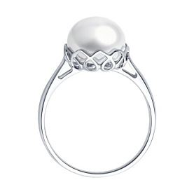 Кольцо Diamant - Серебро 925, Жемчуг культивированный (арт. 94-310-01928-1)