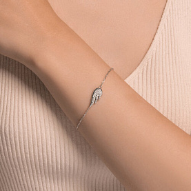 Браслет SOKOLOV - Серебро 925, Фианит (арт. 94051235)