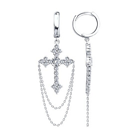 Серьги SOKOLOV - Серебро 925, Фианит (арт. 94027066)