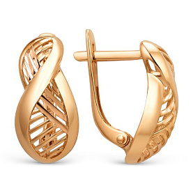 Серьги ЮФ Династия - Золото 585 (арт. 002482-1000)