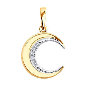 Подвеска SOKOLOV - Золото 585, Фианит (арт. 036632)