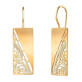 Серьги Атолл - Золото 585 (арт. 21085)