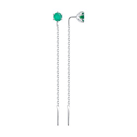 Серьги SOKOLOV - Серебро 925, Агат (арт. 92022464)