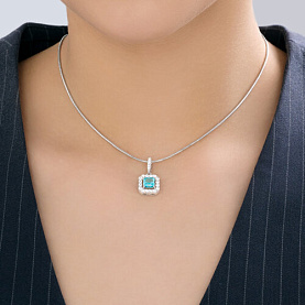 Подвеска SOKOLOV - Серебро 925, Фианит (арт. 94033321)