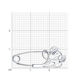 Булавка SOKOLOV - Серебро 925 (арт. 94040040)