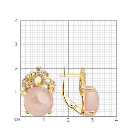 Серьги SOKOLOV - Серебро 925, Кварц (арт. 83020332)