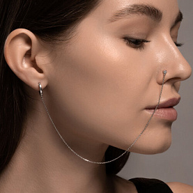 Серьга SOKOLOV - Серебро 925, Фианит (арт. 94170279)