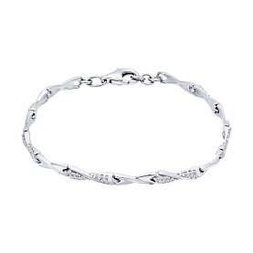 Браслет SOKOLOV - Серебро 925, Фианит (арт. 94050336)