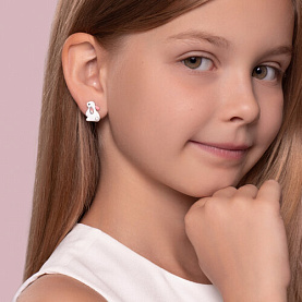 Серьги SOKOLOV - Серебро 925, Эмаль (арт. 94025944)