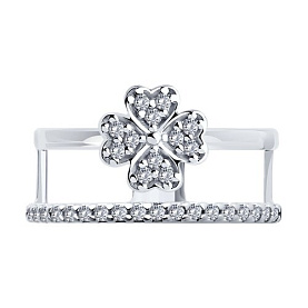 Кольцо SOKOLOV - Серебро 925, Фианит (арт. 94014151)