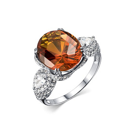 Кольцо Дар - Серебро 925, Синтетический ситалл , Фианит (арт. К-5075рс363200)