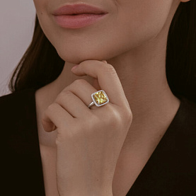 Кольцо SOKOLOV - Серебро 925, Фианит (арт. 94014221)