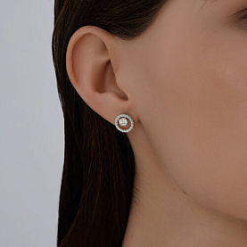 Серьги SOKOLOV - Серебро 925, Фианит (арт. 94026997)