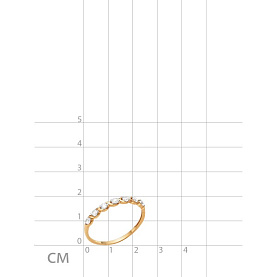 Кольцо ЮФ Династия - Золото 375, Фианит (арт. 000551-5102)
