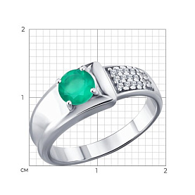 Кольцо SOKOLOV - Серебро 925, Агат (арт. 92014947)