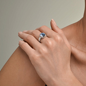 Кольцо Diamant - Серебро 925, Кристалл (арт. 94-110-00399-1)