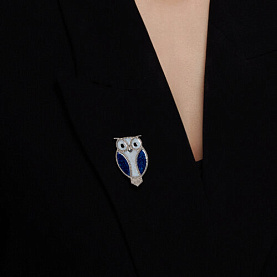 Брошь SOKOLOV - Серебро 925, Эмаль (арт. 94040306)