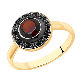 Кольцо SOKOLOV - Серебро 925, Гранат (арт. 92012022)