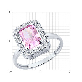 Кольцо SOKOLOV - Серебро 925, Фианит (арт. 94014736)