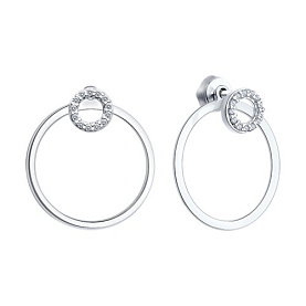 Серьги Diamant - Серебро 925 (арт. 94-122-00012-1)