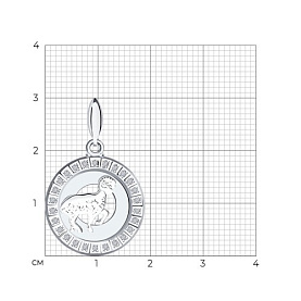 Подвеска SOKOLOV - Серебро 925, Фианит (арт. 94031383)