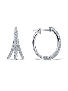 Серьги Иллада - Серебро 925, Фианит (арт. с822822)