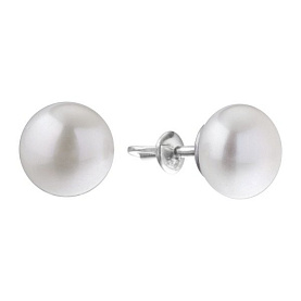 Серьги Мастер Клио - Серебро 925, Жемчуг культивированный (арт. 24С0293С)
