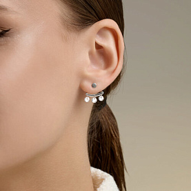 Серьги Diamant - Серебро 925, Фианит (арт. 94-122-00173-1)