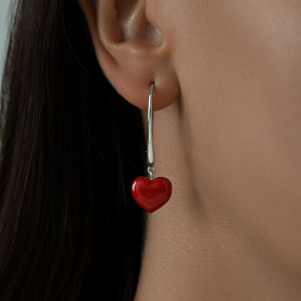 Серьги Diamant - Серебро 925, Эмаль (арт. 94-121-00999-1)